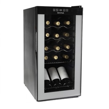 Vinoteca Pequeña Compresor 15 Botellas Bajo Consumo Giona CVG15CF