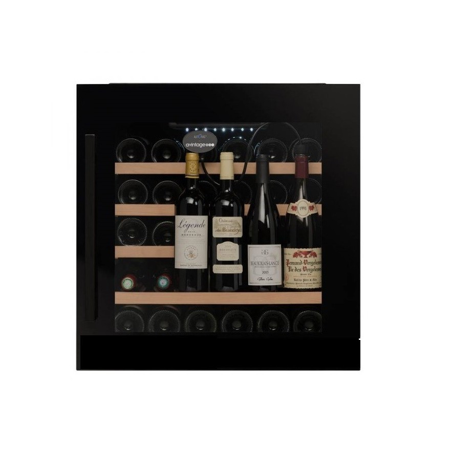 Vinoteca negra encastrable columna 33 botellas Avintage  AVI63CSZF