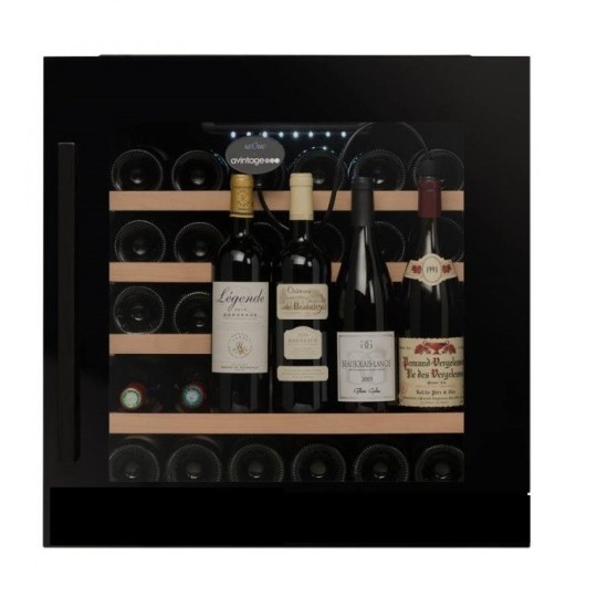 Vinoteca negra encastrable columna 33 botellas Avintage  AVI63CSZF