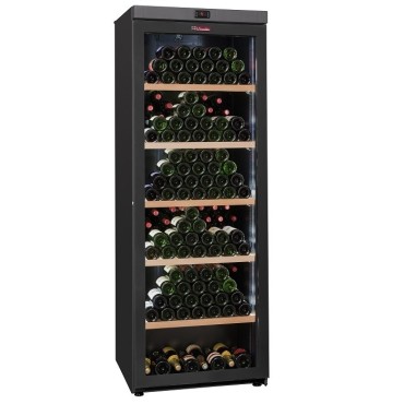 Vinoteca alta capacidad La Sommeliere VIP330VBLACK – 329 Botellas, Triple Zona de Temperatura