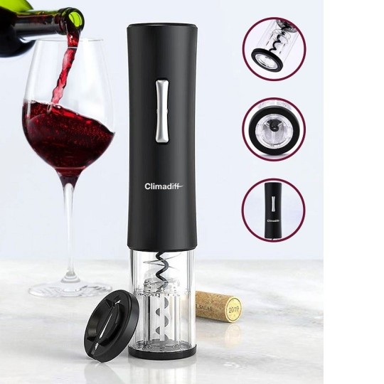 Sacacorchos Eléctrico Climadiff TB5020CL - Elegancia y Facilidad en un Solo Toque