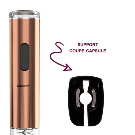 Sacacorchos Eléctrico Climadiff TB5040 - Fácil, Rápido y Elegante