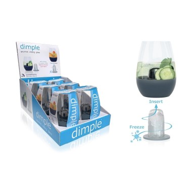Vaso auto enfriado de vidrio para vino 2