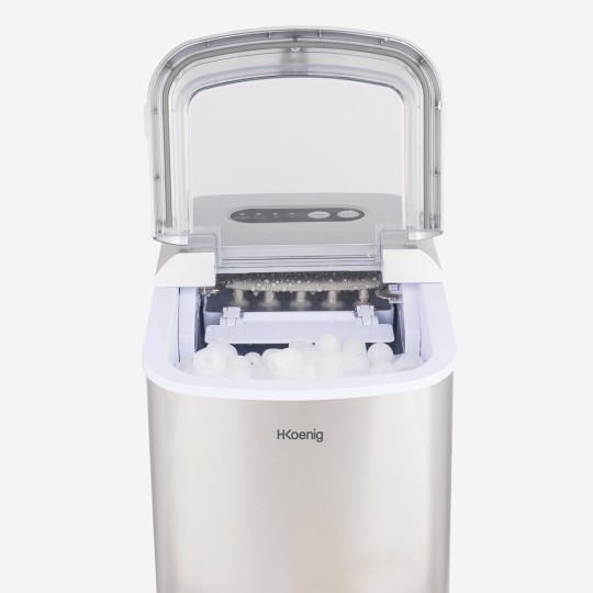 Máquina de Cubitos de Hielo HKoenig KB20 - 12 kg/día y 2 Tamaños de Hielo