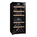 Vinoteca La Sommeliere LS102DZBLACK – 102 Botellas, Doble Zona de Temperatura