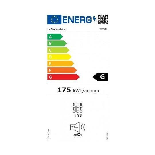 Vinoteca gama alta para 197 botellas La Sommeliere VIP 185