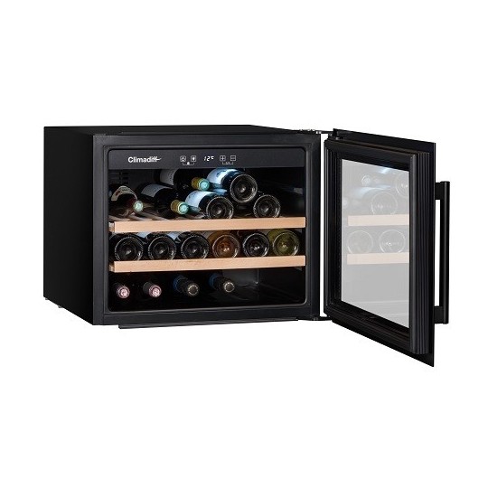 Vinoteca Encastrable en Columna 28 Botellas Climadiff CBI28S1B - Diseño y Conservación Óptima