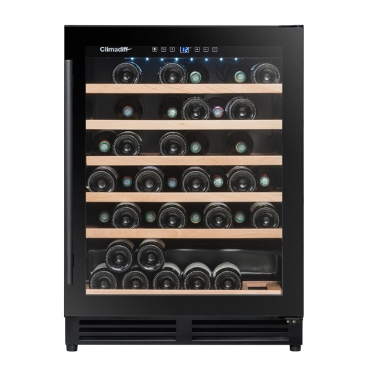 Vinoteca Encastrable 51 Botellas Climadiff CBU51S2B - Conservación Óptima y Diseño Sofisticado