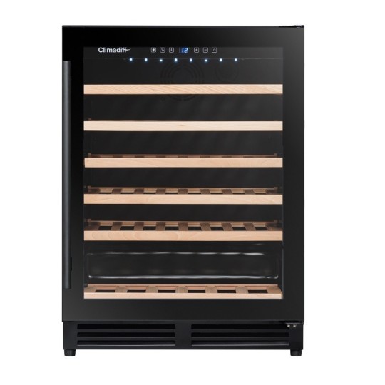 Vinoteca Encastrable 51 Botellas Climadiff CBU51S2B - Conservación Óptima y Diseño Sofisticado