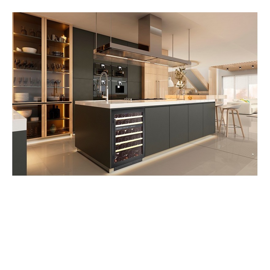 Vinoteca encastrable bajo encimera 51 botellas LSBU51DB2  doble zona temperatura
