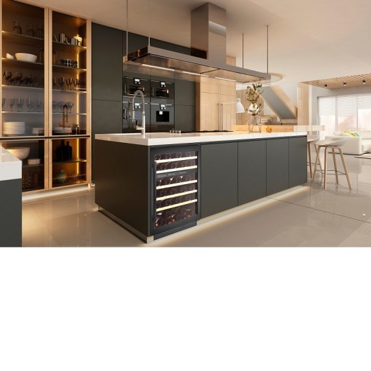 Vinoteca encastrable bajo encimera 51 botellas LSBU51DB2  doble zona temperatura