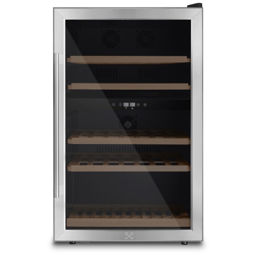 Vinoteca compresor Acero inoxidable Doble Temperatura 53 botellas CAVCD53