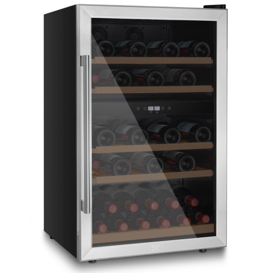 Vinoteca Compresor 53 Botellas Les Petits Champs CAVCD53 - Doble Temperatura y Acero Inoxidable