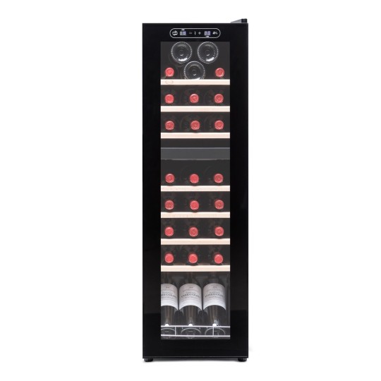 Vinoteca 28 Botellas Vinobox 28 PRO 2T - Doble Zona de Temperatura y Refrigeración por Compresor
