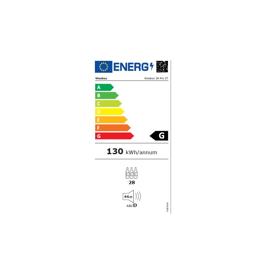 Vinoteca 28 Botellas Vinobox 28 PRO 2T - Doble Zona de Temperatura y Refrigeración por Compresor
