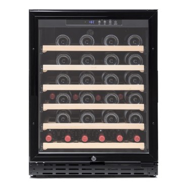 Vinoteca encastrable negra para 50  botellas Vinobox - CV 50 GC 1TN