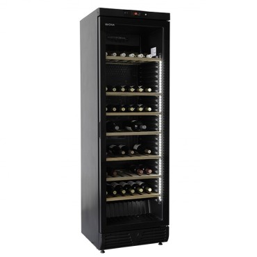 Vinoteca integrable negra 150 botellas Giona CVG 150CF