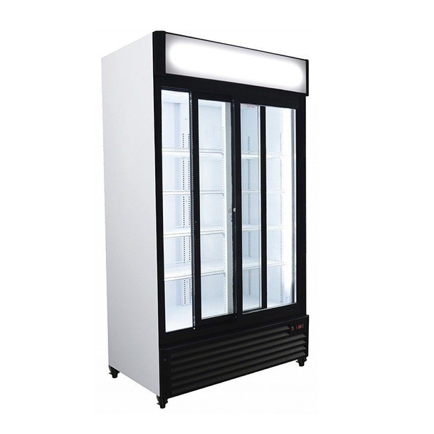 Expositor refrigerado 2 puertas correderas 1000 litros CH CDS 1000S