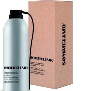 Gas Conservador de Vinos Abiertos Sommeliair - 6 Litros - 75 Usos