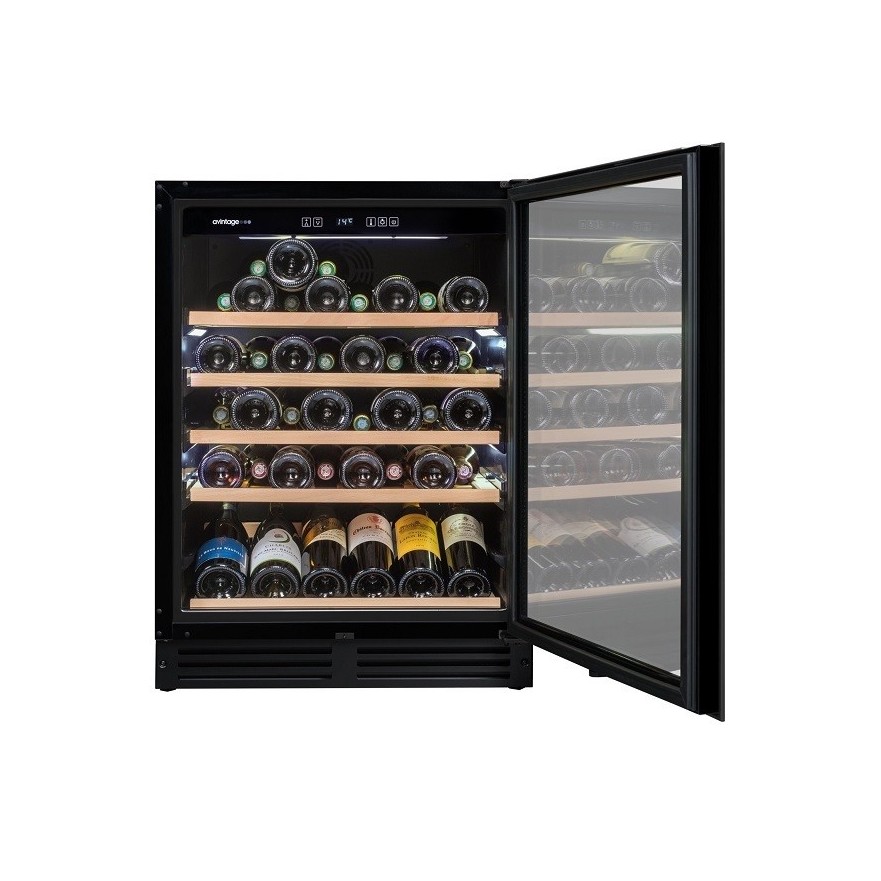 Vinoteca Negra Integrable Avintage 44 Botellas - Doble Temperatura