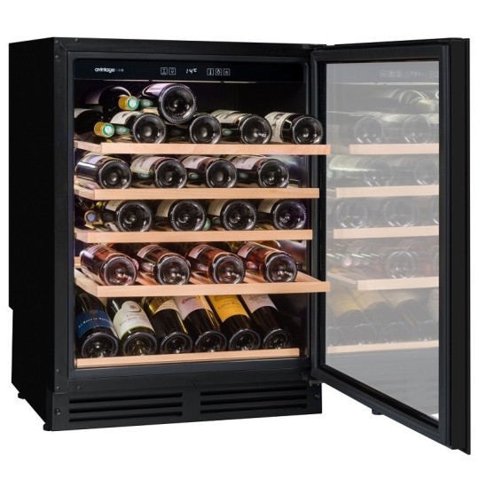 Vinoteca Negra Integrable Avintage 44 Botellas - Doble Temperatura