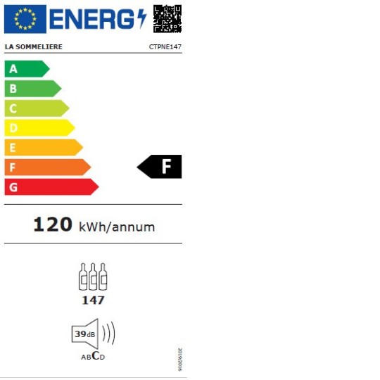 Vinoteca La Sommelière CTPNE147 – 147 Botellas, Puerta Opaca, Conservación y Envejecimiento