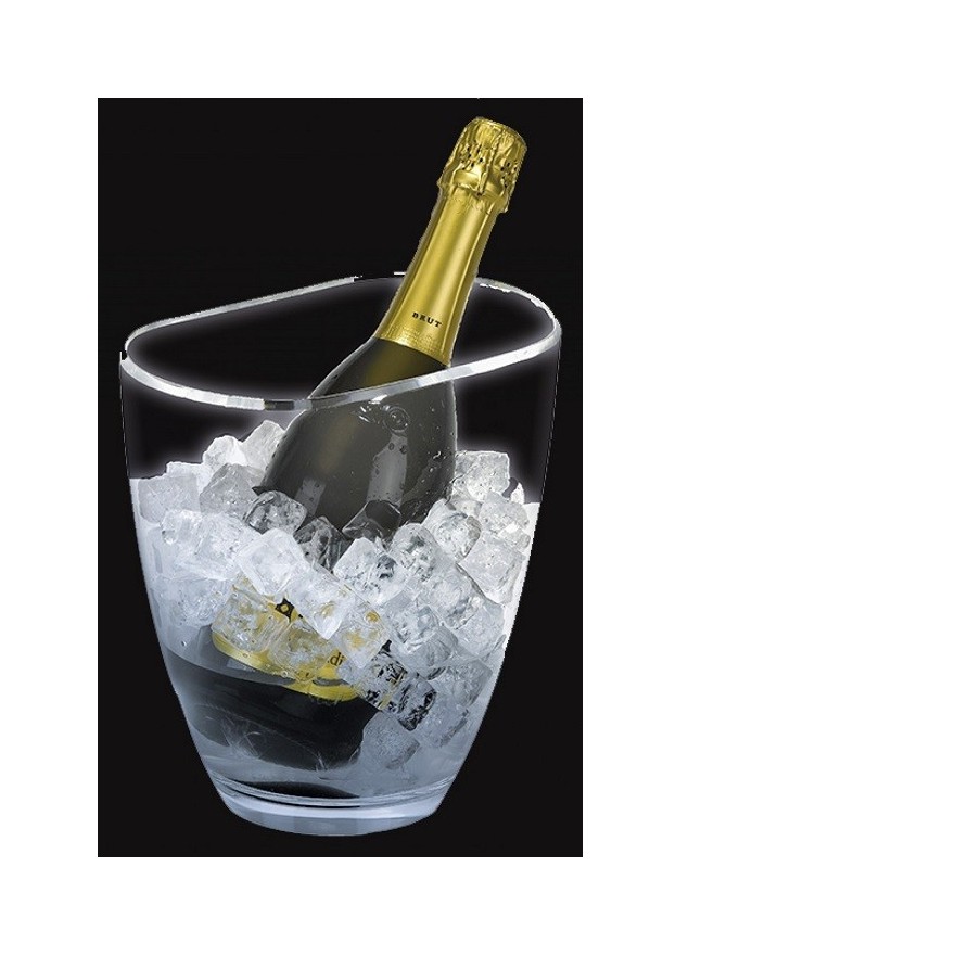 Cubitera Eclipse bucket 1 botella con base led