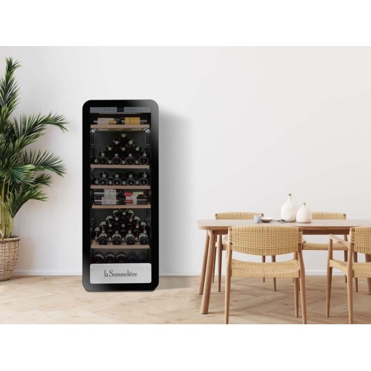 Vinoteca La Sommelière APOGEE200PV – 185 Botellas, Puerta de Cristal, Control Remoto