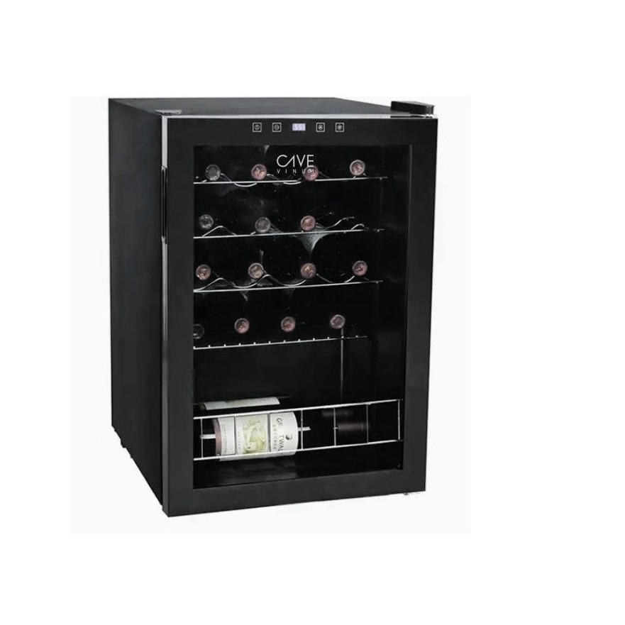 Vinoteca Negra Cave Vinum CV-18C - 18 Botellas - Compresor Silencioso