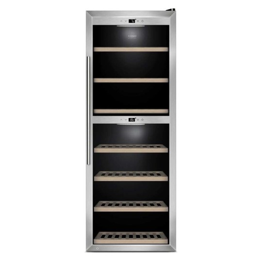 Vinoteca Caso Design WineComfort 126 Smart - 126 Botellas - 2 Zonas Inteligentes