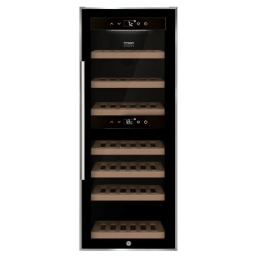 Vinoteca Caso Design WineComfort 38 Black - 38 Botellas - 2 Zonas