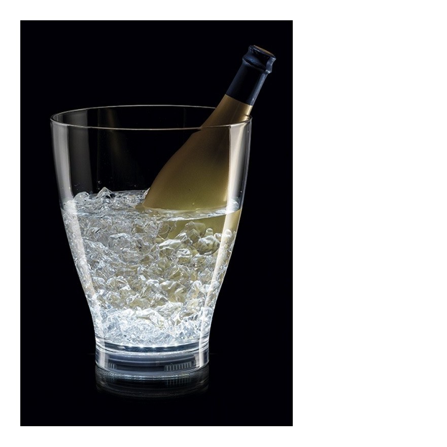 Cubitera con base led 1 botella Tulip