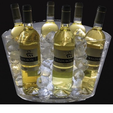 Cubitera con base led 6 botellas con base led  Vicotoria