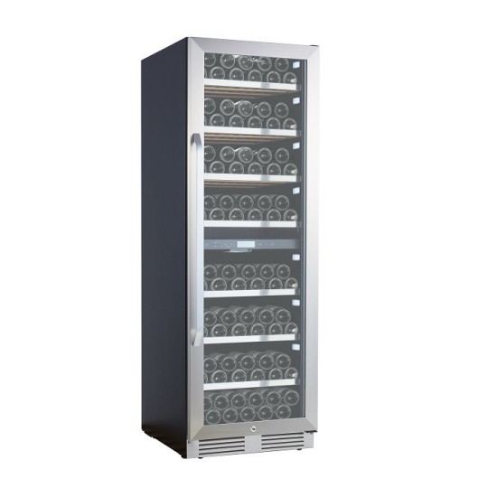 Vinoteca para 152 botellas encastrable con doble zona de temperatura La Sommeliere MT150DZ