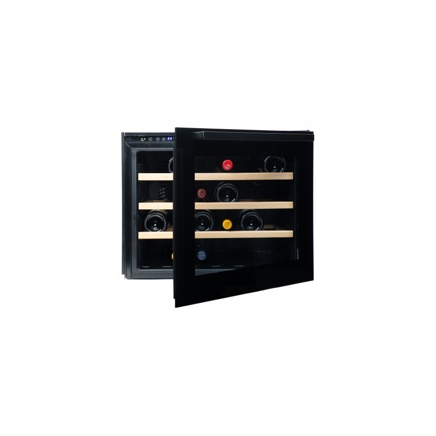 Vinoteca Vinobox Encastrable columna cocina para 24 botellas Design Negra