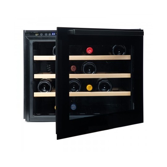 Vinoteca Vinobox Encastrable columna cocina para 24 botellas Design Negra