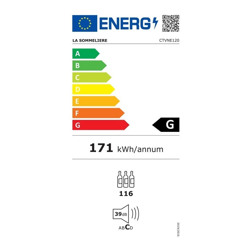 Vinoteca La Sommelière CTVNE120 – 116 Botellas, Envejecimiento