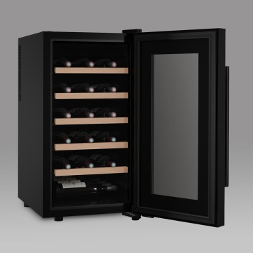 Vinoteca negra silenciosa 18 botellas CAVCB18 2