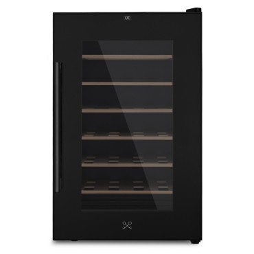 Vinoteca negra 28 botellas CAVCB28