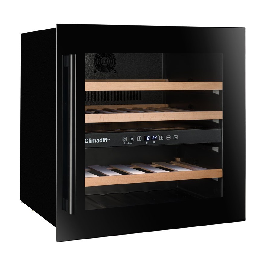 Vinoteca encastrable en columna 2 zonas temperatura para 36 botellas CBI40DB1