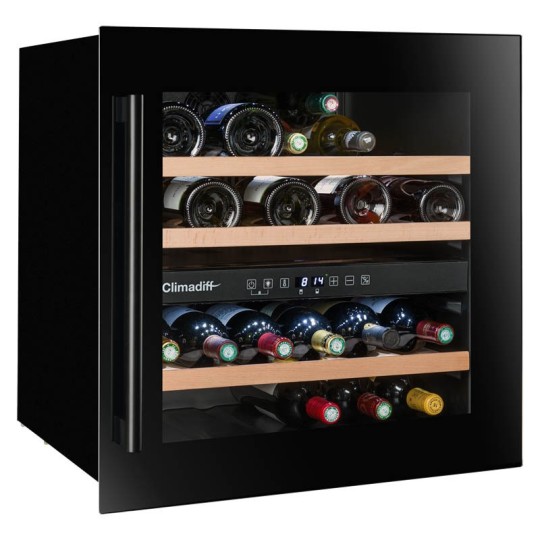 Vinoteca Encastrable en Columna 36 Botellas - Doble Zona de Temperatura
