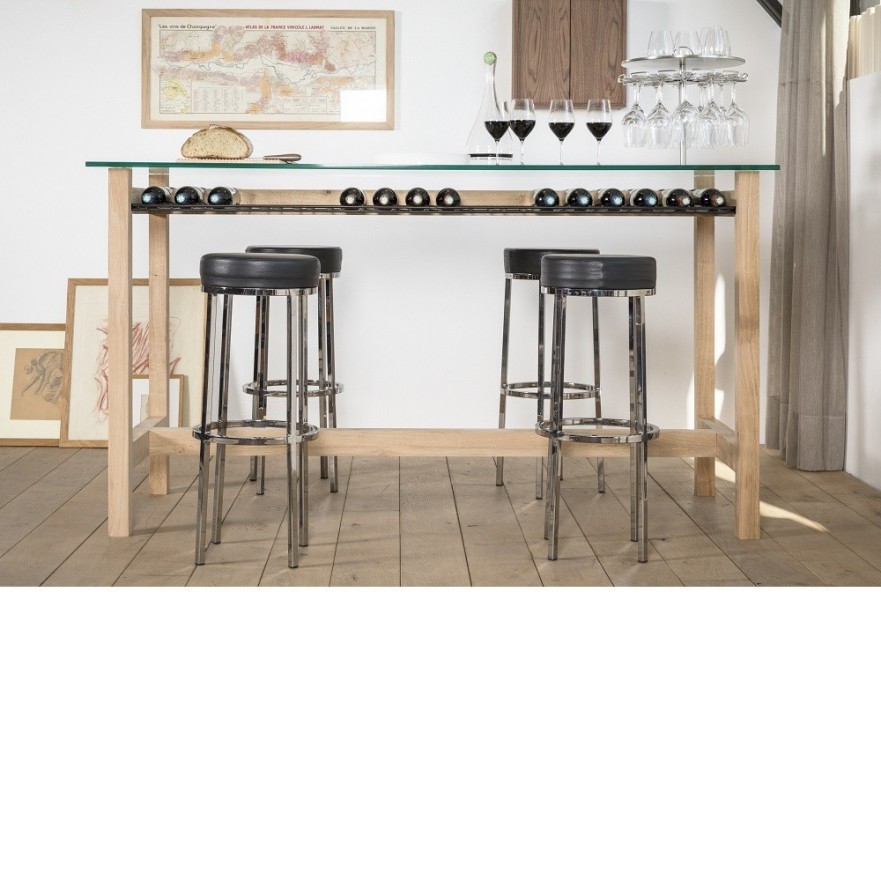 Mueble Mostrador para Maridajes de Vino - Comptoir Collection - 36 Botellas