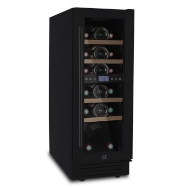 Vinoteca Integrable CAVCEDB17 – 17 Botellas, 2 Zonas, Compresor Silencioso