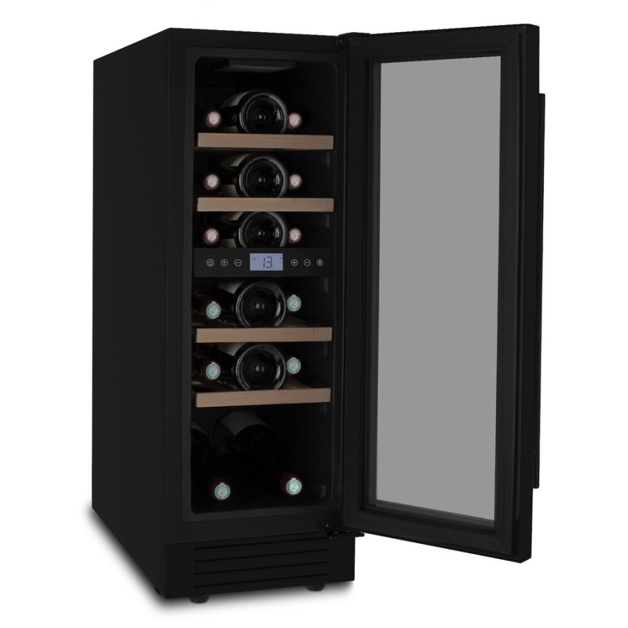 Vinoteca Integrable CAVCEDB17 – 17 Botellas, 2 Zonas, Compresor Silencioso, No-Frost