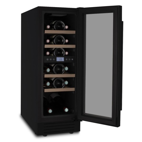 Vinoteca Integrable CAVCEDB17 – 17 Botellas, 2 Zonas, Compresor Silencioso, No-Frost