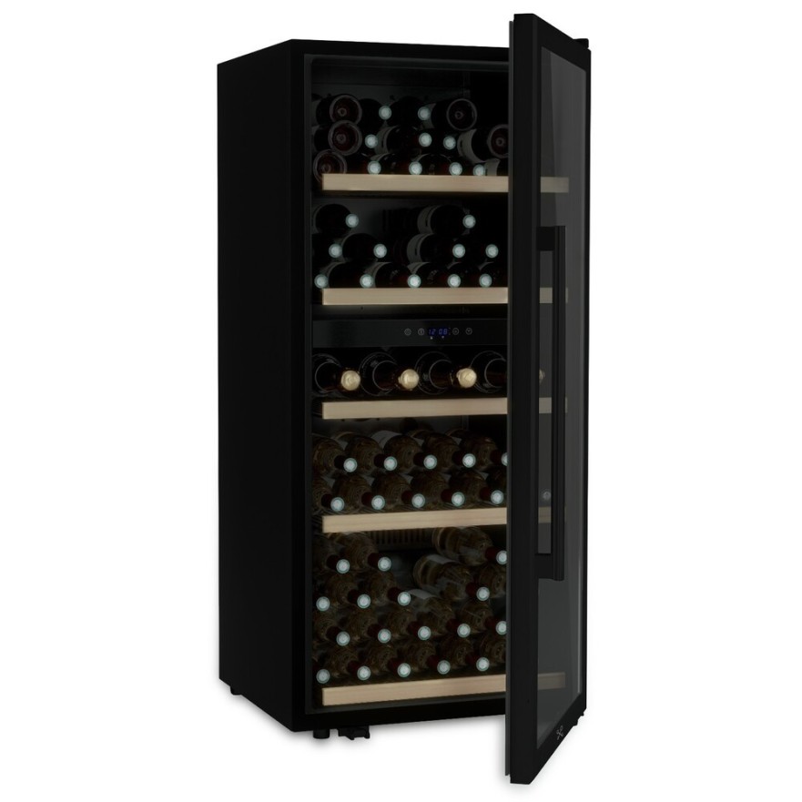 Vinoteca CAVCDB91 – 91 Botellas, 2 Zonas de Temperatura, Compresor Silencioso