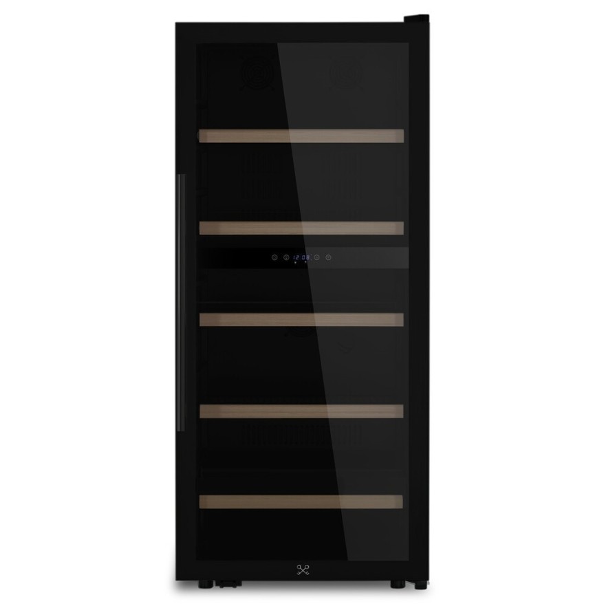 Vinoteca CAVCDB91 – 91 Botellas, 2 Zonas de Temperatura, Compresor Silencioso