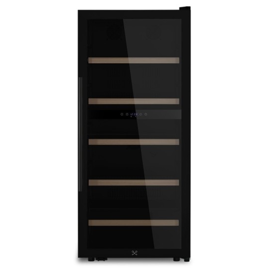 Vinoteca CAVCDB91 – 91 Botellas, 2 Zonas de Temperatura, Compresor Silencioso