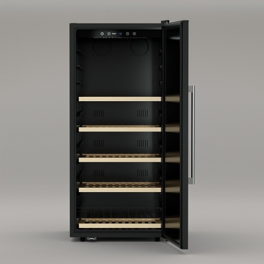 Vinoteca CAVIST140 – 140 Botellas, Puerta Opaca, Bajo Consumo, Sistema Antivibración