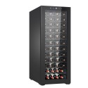 Vinoteca negra estrecha compresor 80 botellas CV080CNM